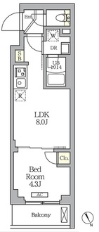 ハーモニーレジデンス馬込の間取図