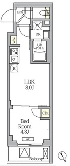 ハーモニーレジデンス馬込の間取図