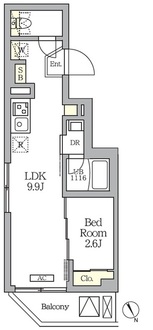 ハーモニーレジデンス馬込の間取図