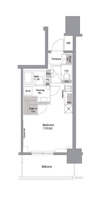 ザ・パークハビオ堂島の間取図