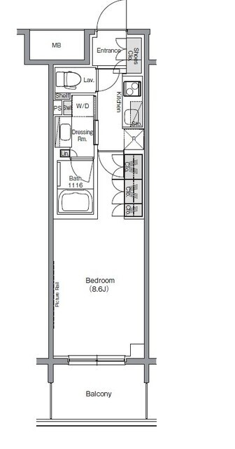 ザ・パークハビオ堂島の間取図