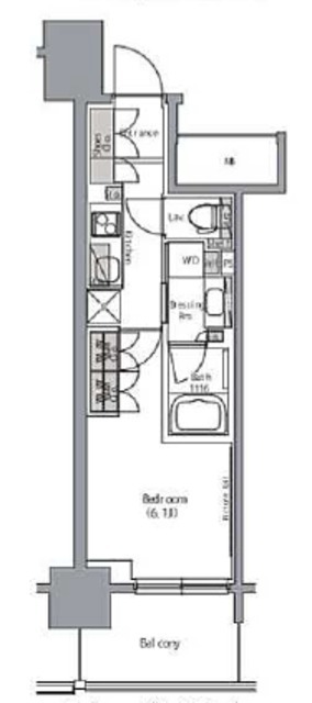 ザ・パークハビオ堂島の間取図