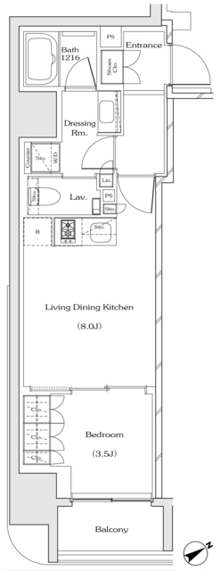 ザ・パークハビオ都島テラスの間取図