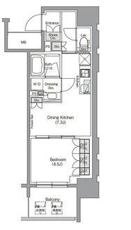ザ・パークハビオ堂島の間取図