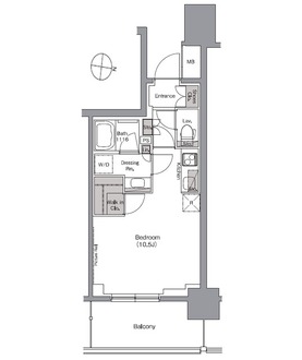 ザ・パークハビオ堂島の間取図