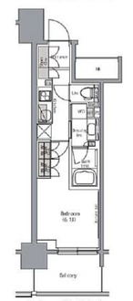 ザ・パークハビオ堂島の間取図