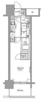 ザ・パークハビオ堂島の間取図