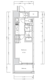 ザ・パークハビオ江坂公園の間取図