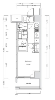ザ・パークハビオ江坂公園の間取図