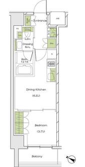 ザ・パークハビオ塚本の間取図