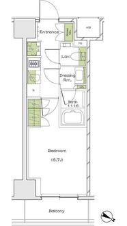 ザ・パークハビオ塚本の間取図