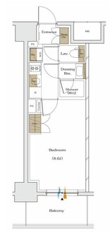 ザ・パークハビオ谷町六丁目テラスの間取図