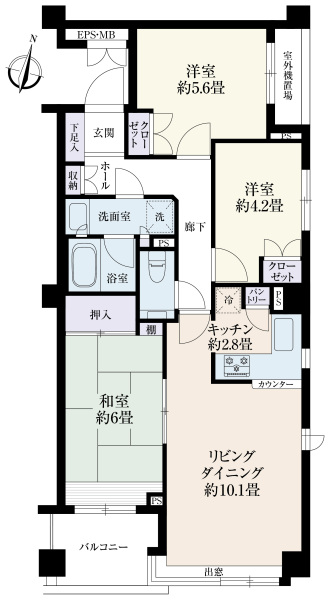 中野富士見町パークハウスの間取図