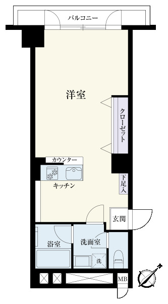 東海町田マンションの間取図