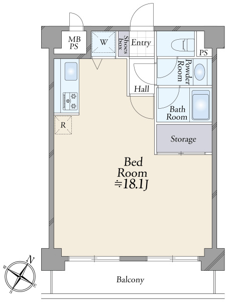 レジェンド日暮里の間取図