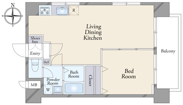 ニューハウス亀戸の間取図