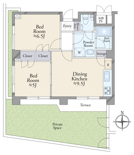 サンピア哲学堂公園の間取図