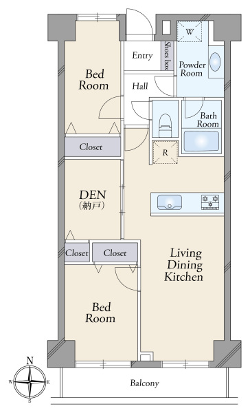 マインコーポ葛西の間取図