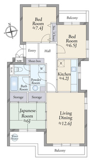 ハイライフ久我山の間取図