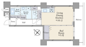 ムーンアイランドタワーの間取図