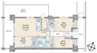 ヴィークステージ桜新町の間取図