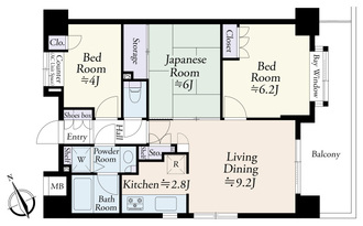 アーデル高井戸東の間取図