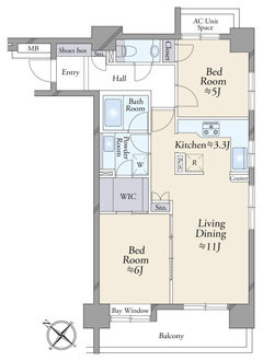 ファミール表参道ベルファースの間取図