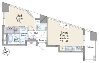 パークハウス駒込アーバンスの間取図