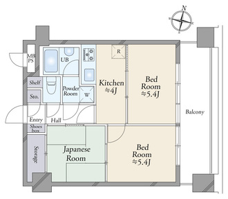 ライオンズマンション千葉県庁前の間取図