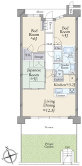 ヒルズステージ船橋夏見の間取図