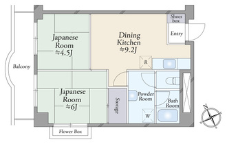 東カングランドマンション第２松戸の間取図