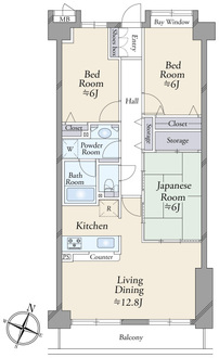 ハイホーム鷺沼東の間取図