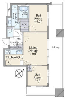 シティタワー池袋の間取図