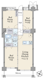 グランデュオ北街区の間取図
