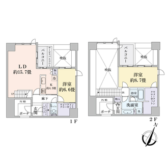 グランドメゾン京町堀タワーの間取図