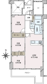 グランアークス千里山の間取図