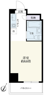 グランドメゾン靭の間取図