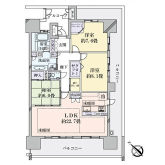 エルグランデ安城駅南IIの間取図