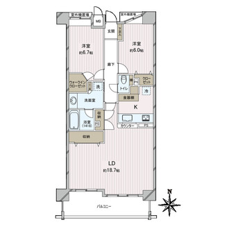 ザ・センチュリーステイツの間取図
