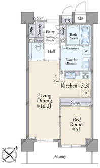 マスターズステージ泉ヶ丘の間取図