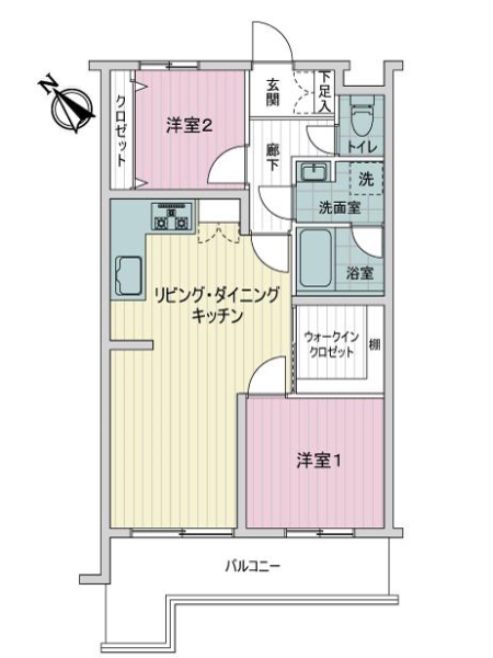 ライオンズマンション大宮本郷町の間取図