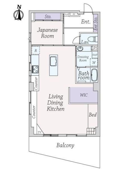 ベルコート東高円寺の間取図