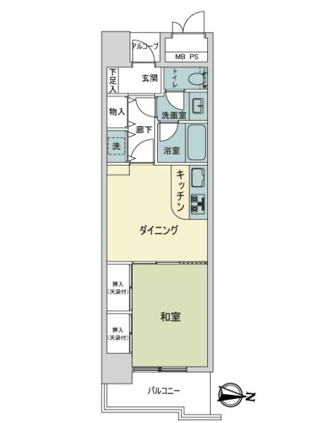 ライオンズプラザ大宮の間取図