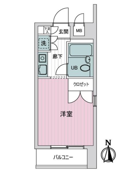 ラウム祐天寺の間取図