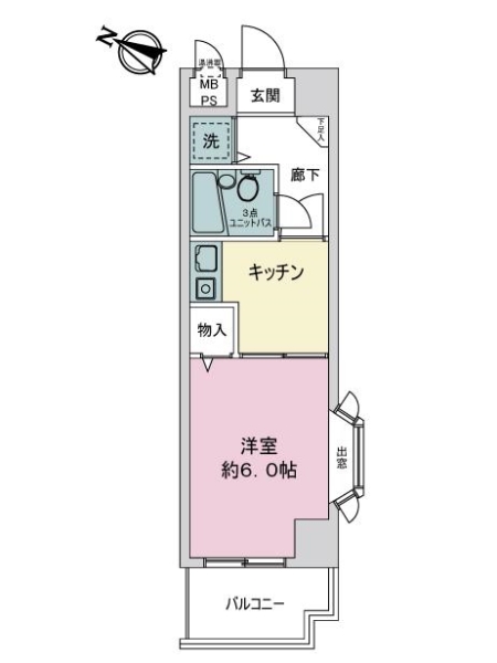 ライオンズマンション川口第１１の間取図