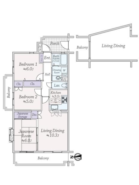 ソフィア大井町の間取図
