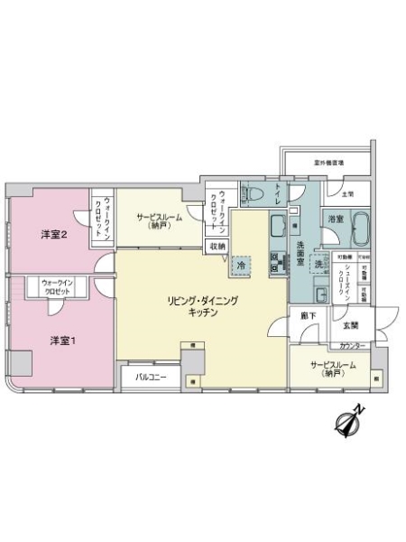アイビーハイツ赤羽の間取図