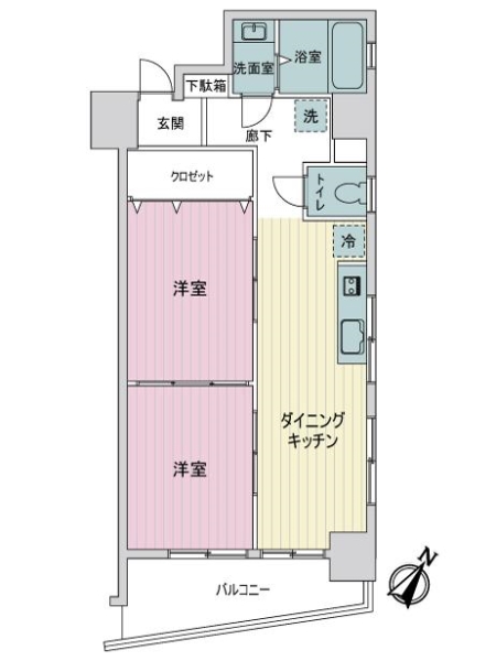 下谷第２サマリヤマンションの間取図