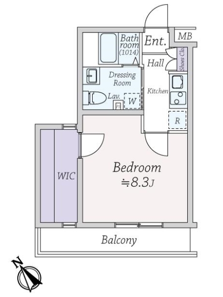 プレール・ドゥーク学芸大学の間取図