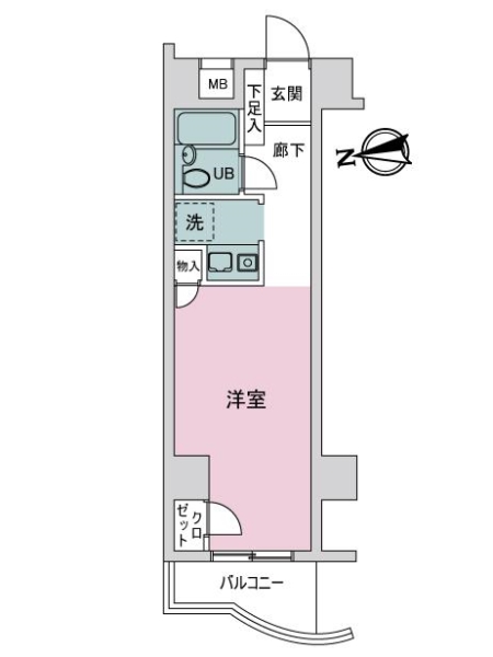 ビューパレー西新井の間取図